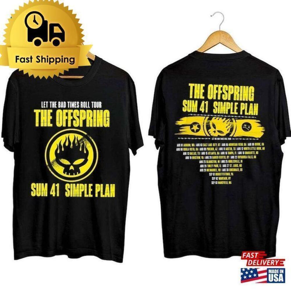 Offspring Let Bad Times Roll Tour Rock Fan Unisex T-Shirt